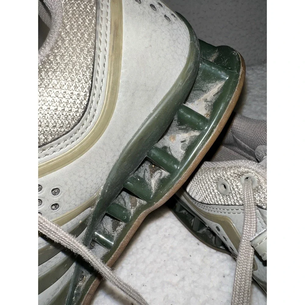 Adidas Adipower Weightlifting Shoes Mens 6 Olive Green Grey DA9874 Squat Gym